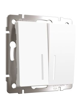 Выключатель двухклавишный Werkel 4690389184666 W1120161 a059273