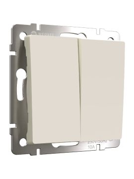 Выключатель двухклавишный с самовозвратом Werkel 4690389192357 W1122462 a062577