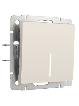 Выключатель одноклавишный проходной с подсветкой Werkel 4690389191824 W1112162 a062418