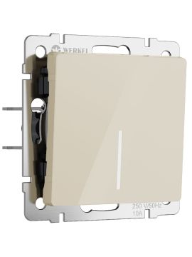 Выключатель одноклавишный проходной с подсветкой Werkel 4690389197017 W1112143 a064055