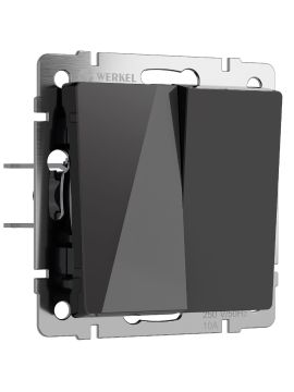 Выключатель двухклавишный проходной Werkel 4690389197666 W1122048 a064039