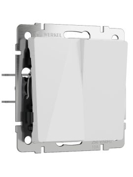 Выключатель двухклавишный Werkel 4690389197277 W1120041 a064002