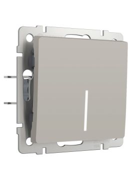 Выключатель одноклавишный проходной с подсветкой Werkel W1212104 4690389211898 a069450