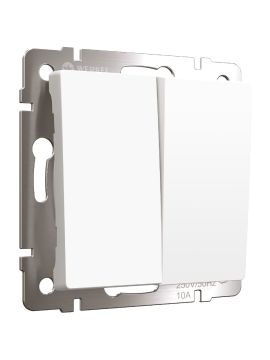 Выключатель двухклавишный с самовозвратом Werkel 4690389192364 W1122461 a062576