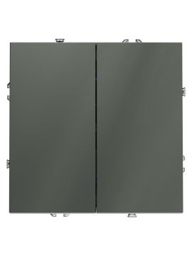 Выключатель двухклавишный Voltum S70 VLS020106