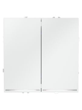 Выключатель двухклавишный с подсветкой Voltum S70 VLS020202