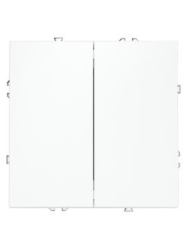 Выключатель с самовозвратом двухклавишный Voltum S70 VLS020602