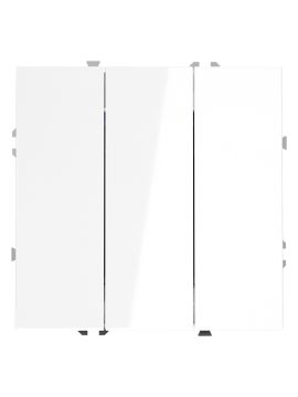 Выключатель трехклавишный Voltum S70 VLS030101