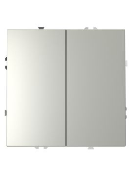 Проходной переключатель двухклавишный Voltum S70 VLS020305