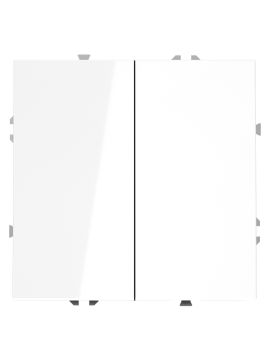 Выключатель с самовозвратом двухклавишный Voltum S70 VLS020601