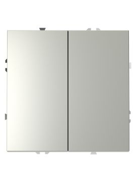 Выключатель двухклавишный Voltum S70 VLS020105