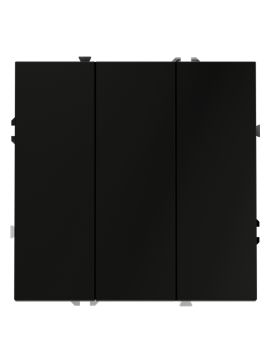 Выключатель трехклавишный Voltum S70 VLS030108