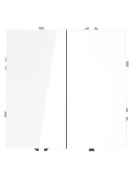 Проходной переключатель двухклавишный Voltum S70 VLS020301