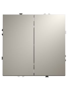 Выключатель с самовозвратом двухклавишный Voltum S70 VLS020603