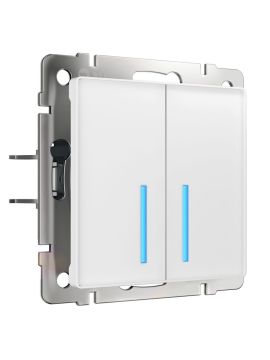 Сенсорный выключатель двухклавишный с подсветкой Werkel 4690389179556 W4520001