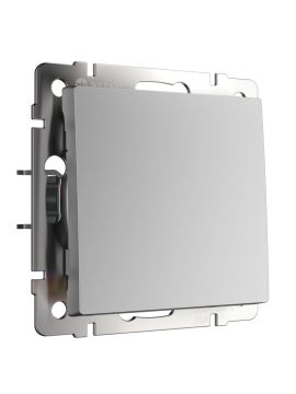 Перекрестный переключатель одноклавишный Werkel серебряный W1113006 4690389155949