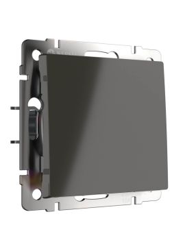 Выключатель одноклавишный проходной Werkel серо-коричневый W1112007 4690389161186