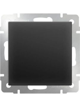 Перекрестный переключатель Werkel одноклавишный черный матовый WL08-SW-1G-C 4690389111068