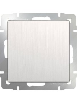 Выключатель Werkel одноклавишный перламутровый рифленый WL13-SW-1G 4690389124365