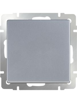 Выключатель Werkel одноклавишный серебряный WL06-SW-1G 4690389053818