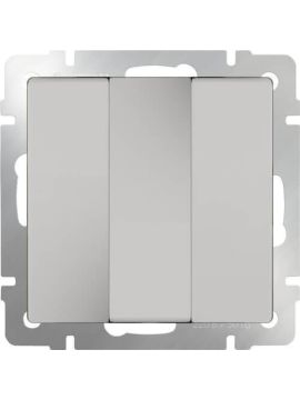 Выключатель Werkel трехклавишный слоновая кость WL03-SW-3G-ivory 4690389073434