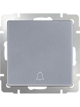 Кнопка звонка Werkel WL06-04-01 серебристая 4690389099823
