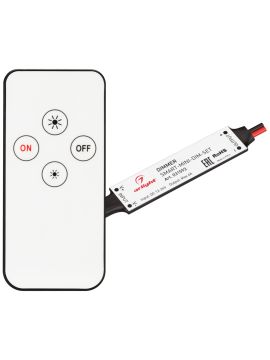 Диммер Arlight Smart-Mini-Dim-Set (12-24V, 1x4A, ПДУ 4кн, IR) 031593