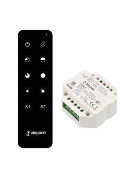 Диммер Arlight SMART-SET-TRIAC-601-72-DIM-PD-IN Black (230V, 1x1.5A, ПДУ 10кн, 2.4G) 036190