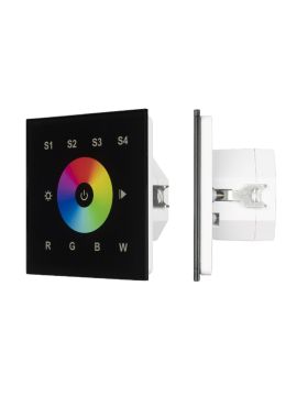 Сенсорная панель Arlight DALI-901-11-1G-4SC-RGBW-DT8-IN Black BUS/230V 037199