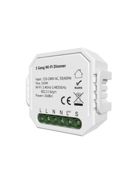 Одноканальное Wi-Fi реле-диммер Denkirs Relay RL1003-DM/1