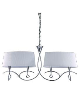 Подвесная люстра Mantra Mara Chrome - White 1642