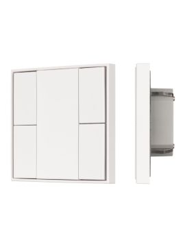Кнопочная панель Arlight KNX-301-22-4-SH-IN White BUS, Frame 037722