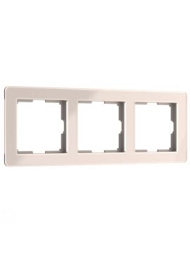 Рамка на 3 поста Werkel Acrylic айвори 4690389186295 W0032743