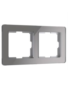 Рамка на 2 поста Werkel Acrylic графит 4690389184864 W0022704
