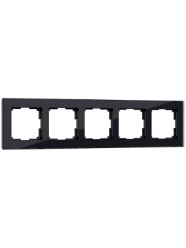 Рамка Werkel Favorit на 5 постов черный W0051108 4690389160110