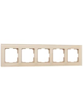 Рамка Werkel Favorit на 5 постов шампань W0051111 4690389160134
