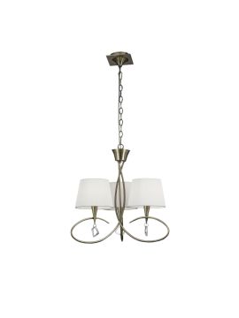 Подвесная люстра Mantra Mara Antique Brass 1620