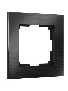 Рамка Werkel Aluminium на 1 пост черный алюминий W0011708 4690389157981