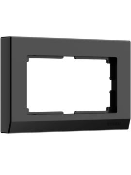 Рамка Werkel Stark для двойной розетки черный W0081808 4690389162107