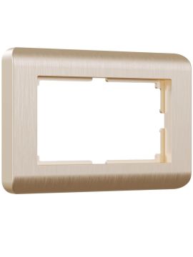 Рамка для двойной розетки Werkel Stream шампань W0082111 4690389162572