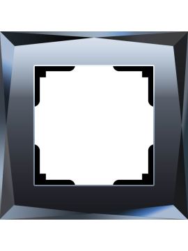 Рамка на 1 пост Werkel Diamant черный W0011208 4690389158797