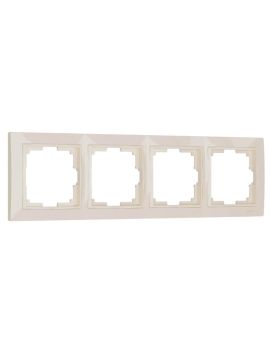 Рамка на 4 поста Werkel Snabb basic слоновая кость W0042003 4690389161438