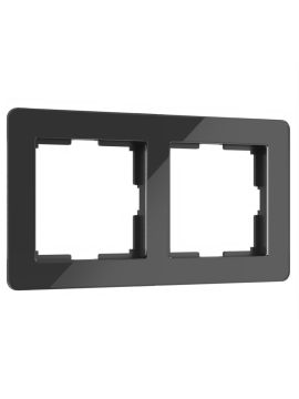 Рамка на 2 поста Werkel Acrylic черный 4690389184857 W0022708