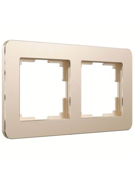 Рамка на 2 поста Werkel Platinum шампань 4690389184468 W0022611