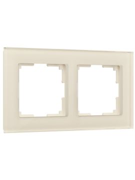Рамка на 2 поста Werkel Favorit молочный 4690389183409 W0021141
