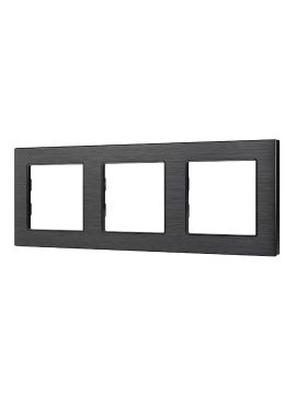 Рамка трехместная Arlight FRM-PRESTO-ALS-3-BK 043857