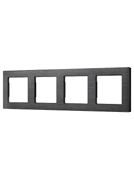 Рамка четырехместная Arlight FRM-PRESTO-ALS-4-BK 043862