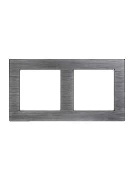 Рамка на 2 поста Arlight FRM-PRESTO-ALS-2-GR 043856