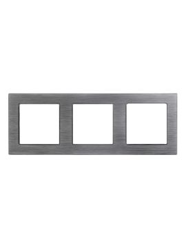 Рамка на 3 поста Arlight FRM-PRESTO-ALS-3-GR 043858