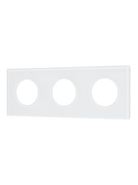 Рамка стеклянная на 3 поста Arlight FRM-GLARE-GC-3-WH 043838